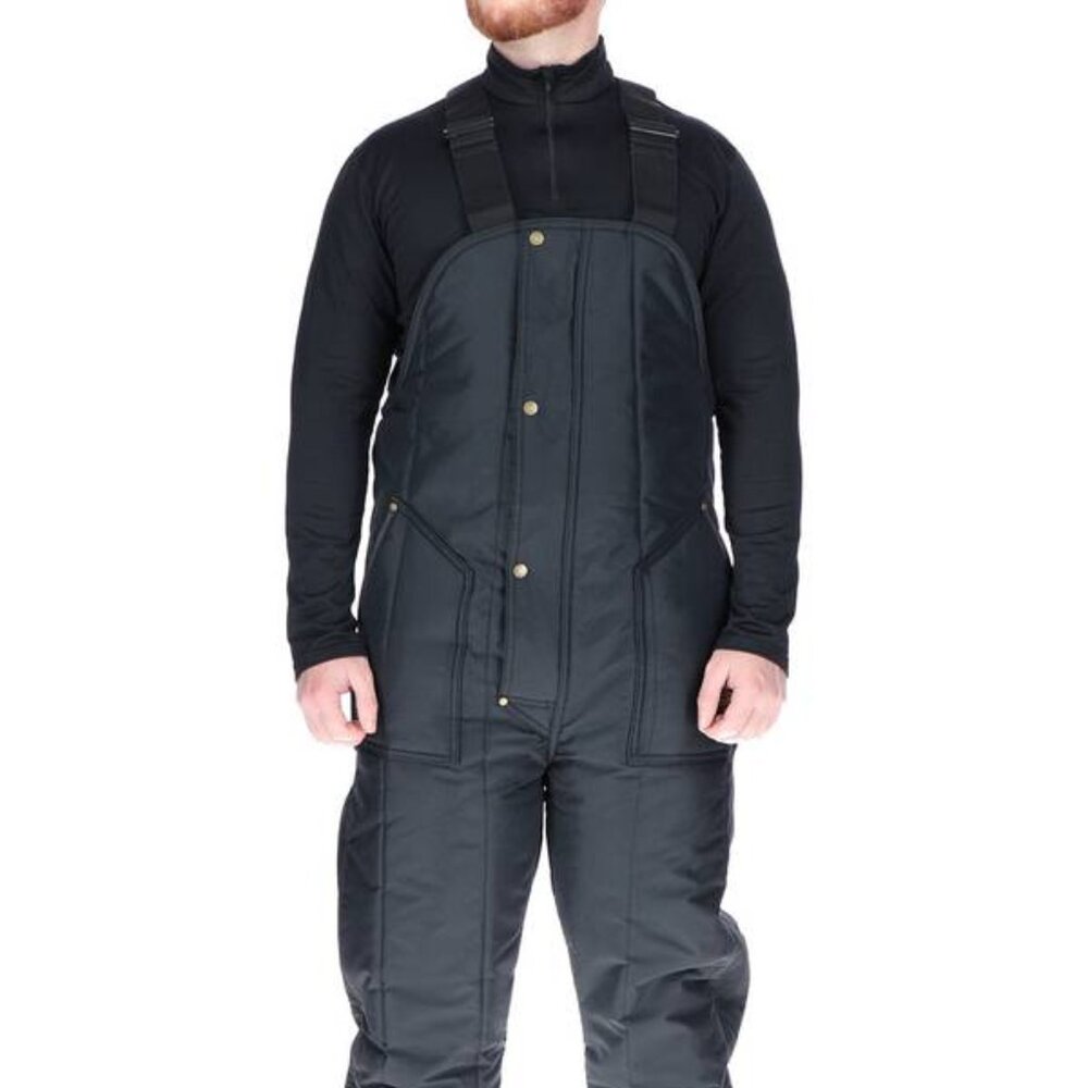 NEW REFRIGIWEAR Insulated Softshell Bib Overalls Men’s L